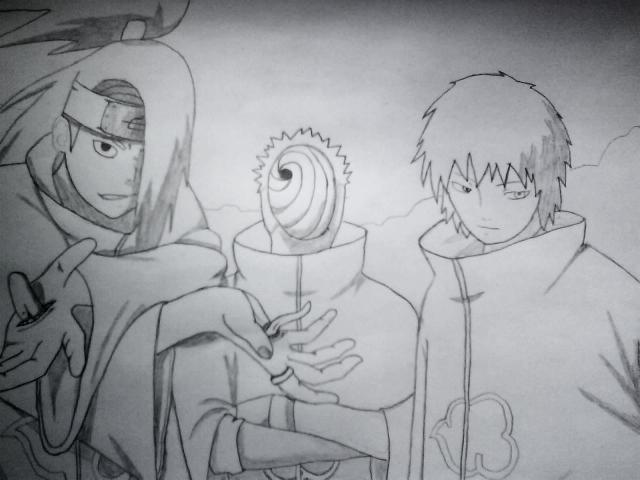 Deidar, Tobi, Sasori